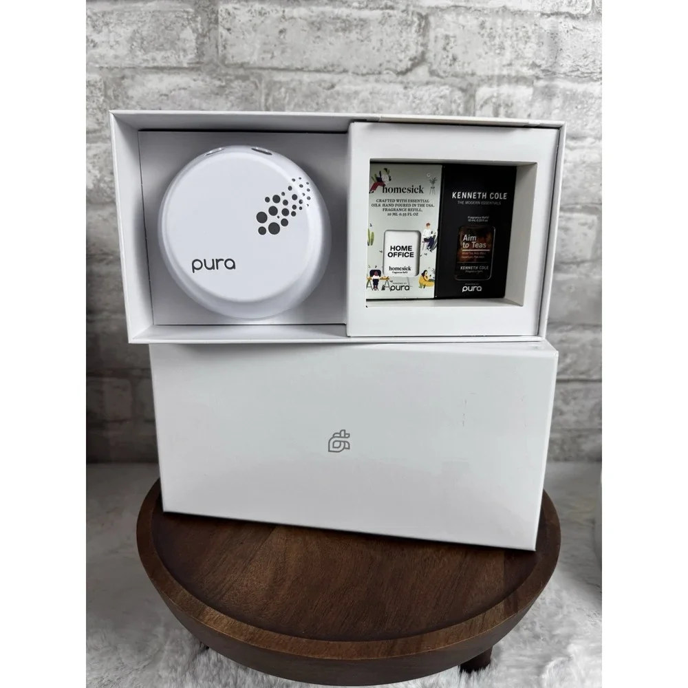 Pura Smart Scent Home Plug-in Diffuser Kit w/2 Refills Aim to Teas & Home Office